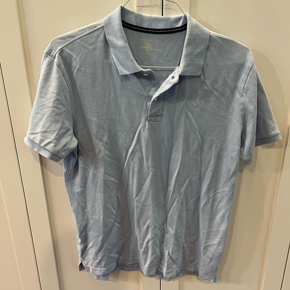 Gap Blue Pique Polo. Medium.p